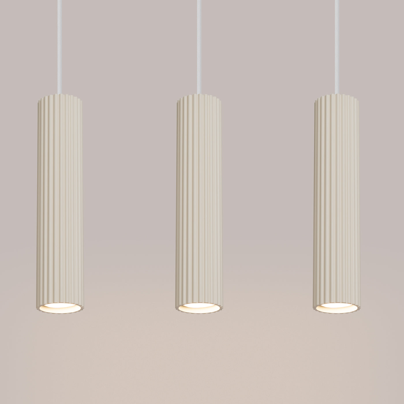 Lampe Suspendue Oslo 3L beige