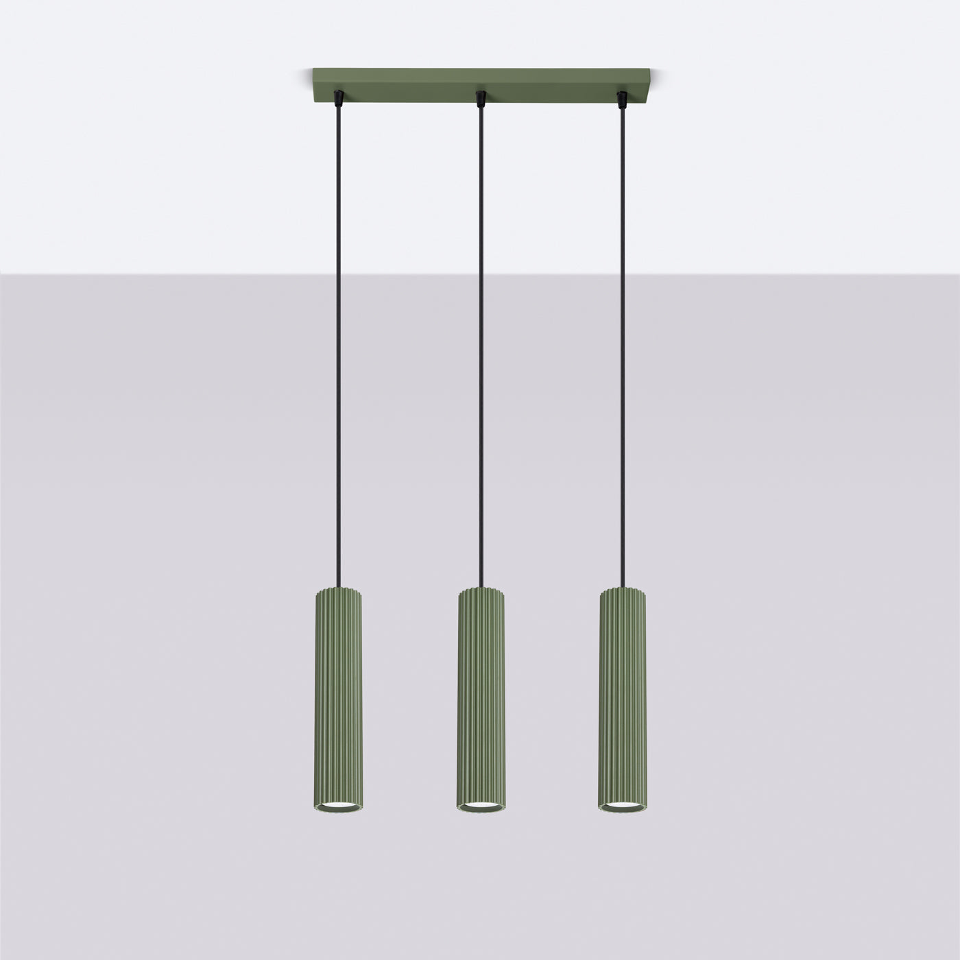 Lampe Suspendue Oslo 3L vert