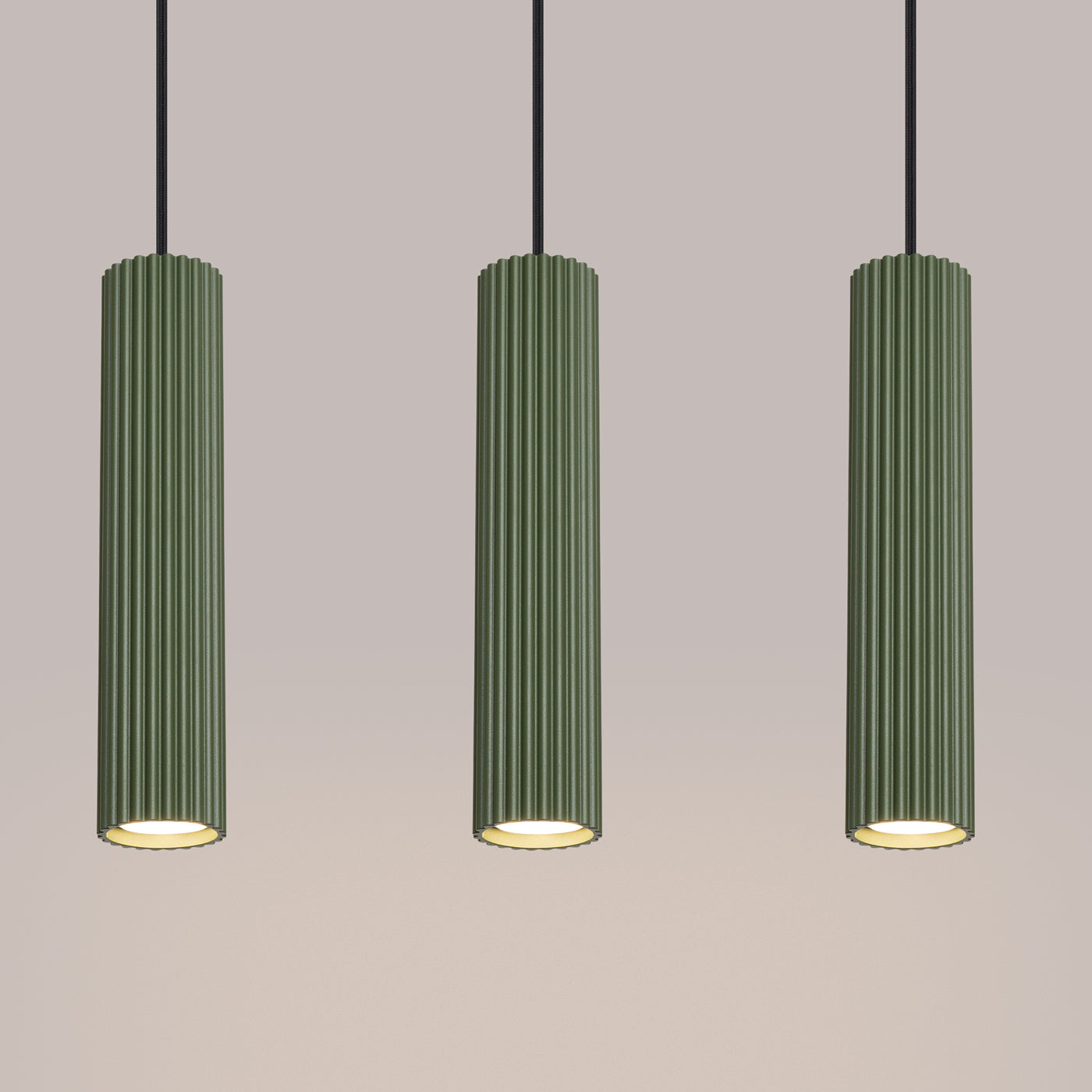 Lampe Suspendue Oslo 3L vert