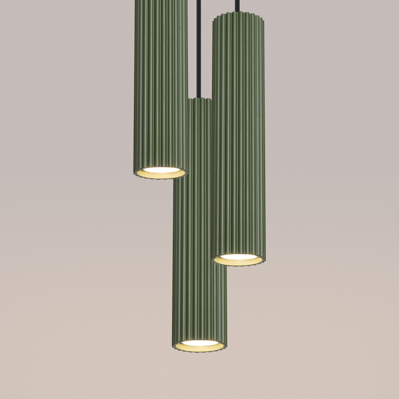Lampe Suspendue Oslo 3P vert