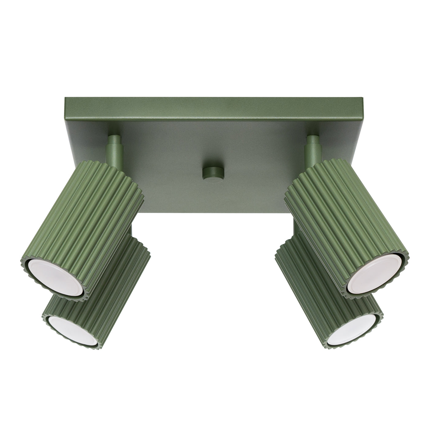 Oslo 4 green ceiling light