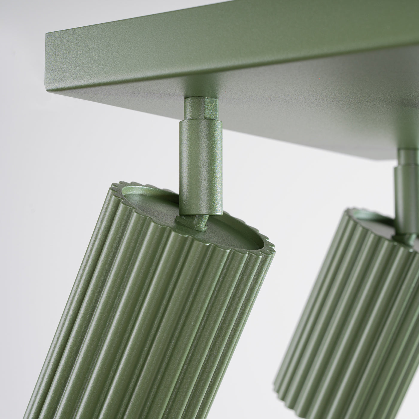 Oslo 4 green ceiling light