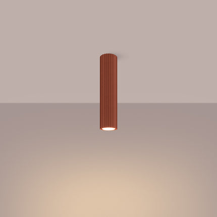 Lámpara de techo Oslo 30 en rojo ocre