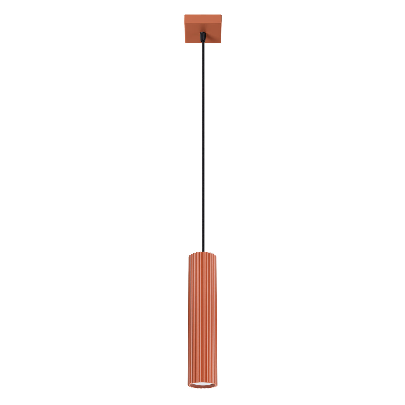 Lampe Suspendue Oslo 1 rouge ocre