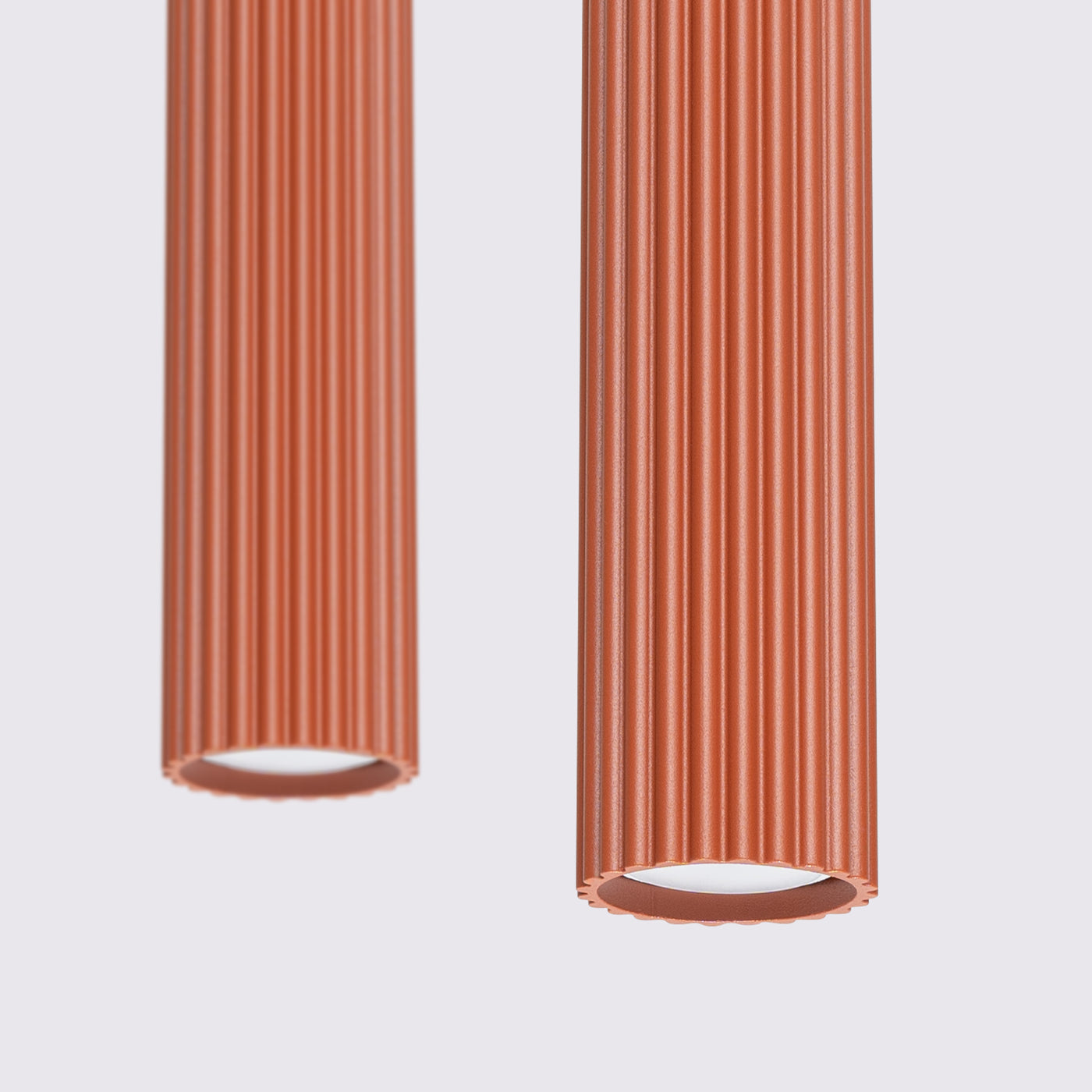 Lampe Suspendue Oslo 2 rouge ocre