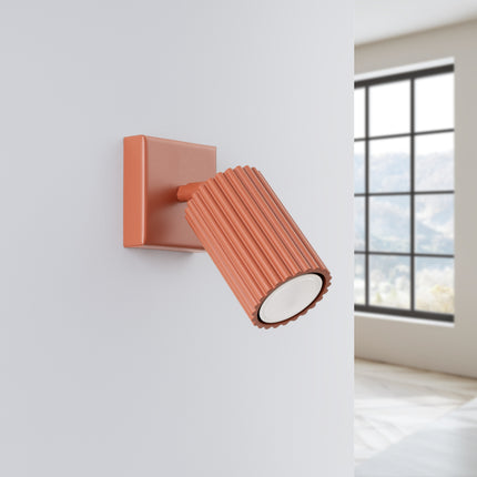 Aplique de pared orientable rojo ocre Oslo