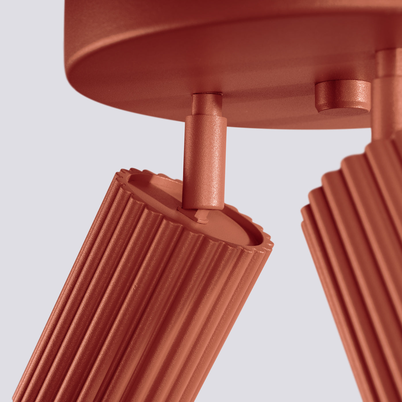 Plafonnier Oslo 3P rouge ocre