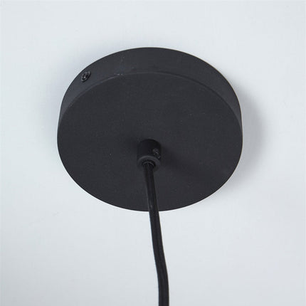 Lámpara colgante cilíndrica negra Burdeos GU10