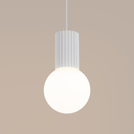 Lámpara colgante blanca Halo 1