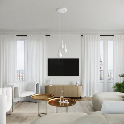 Lámpara colgante blanca Halo 3P