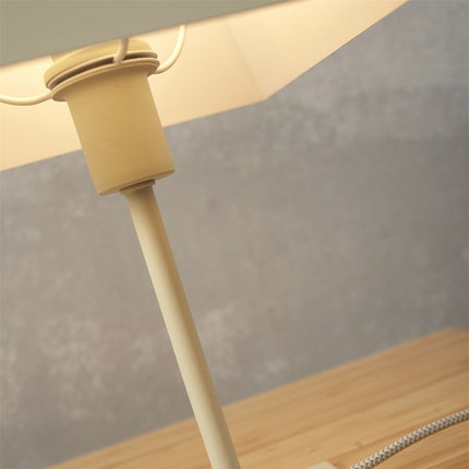 Lámpara de mesa verde suave Perth Square