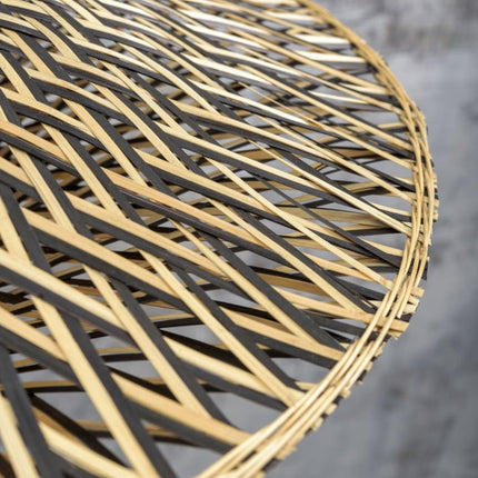 Bali Bambus Deckenleuchte Schwarz und Natur 87 cm