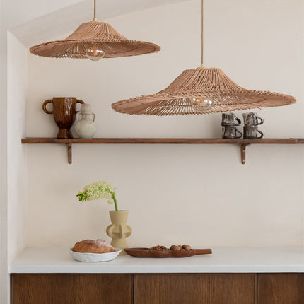 Cancun Natural Rattan Pendant Light 70 cm