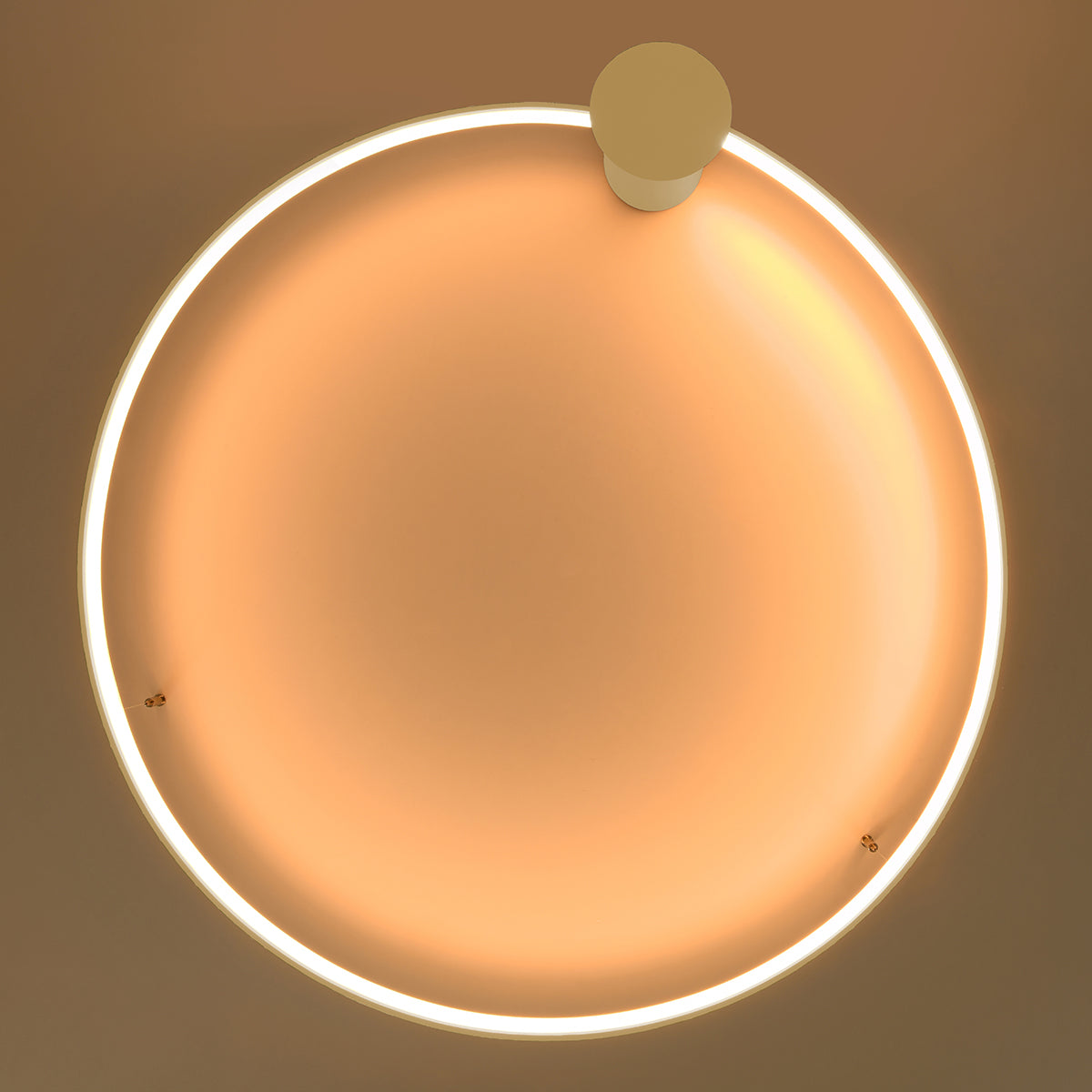 Deckenleuchte Ring Solis 78 gold LED 3000K