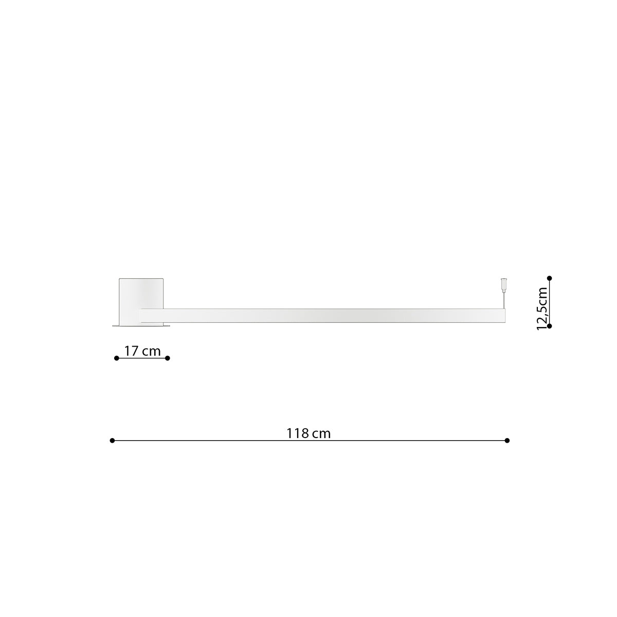 Plafonnier Anneau Solis 110 doré LED 4000K