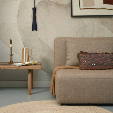 Lámpara colgante cilíndrica negra Burdeos GU10