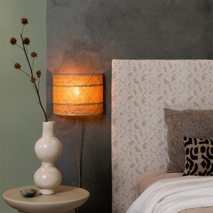 Langkawi Wandleuchte aus natürlichem Bambus, 32 cm