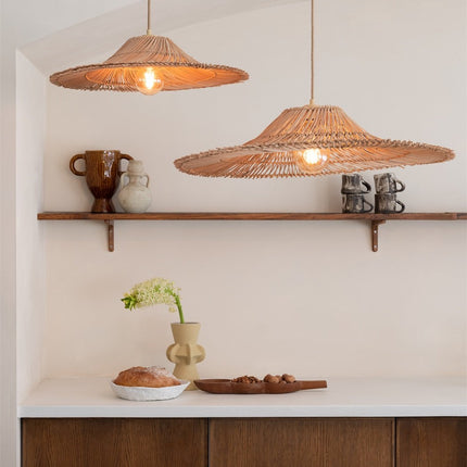 Cancun Natural Rattan Pendant Light 70 cm