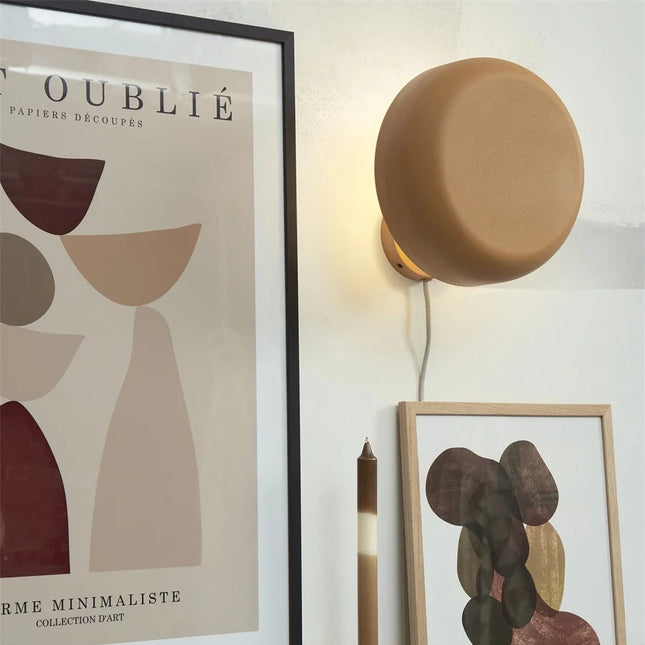 Porto Iron Senf Wandleuchte