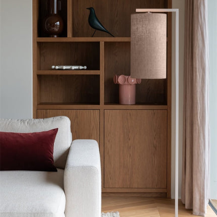 Lampadaire Boston 160cm Lin Sable Foncé