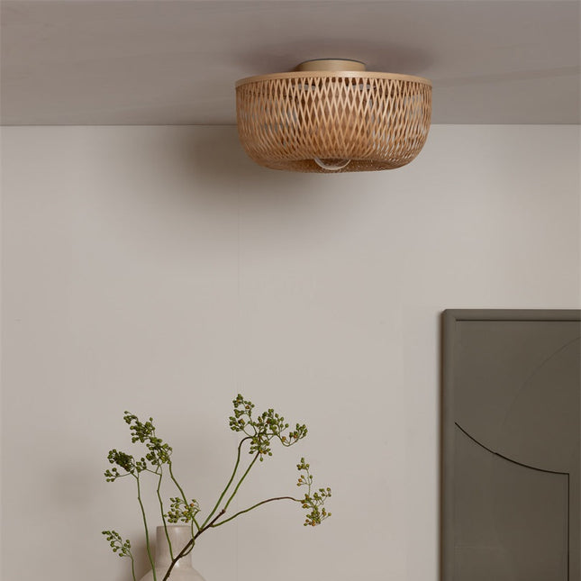 Plafonnier Barbados Bambou Naturel 35 cm