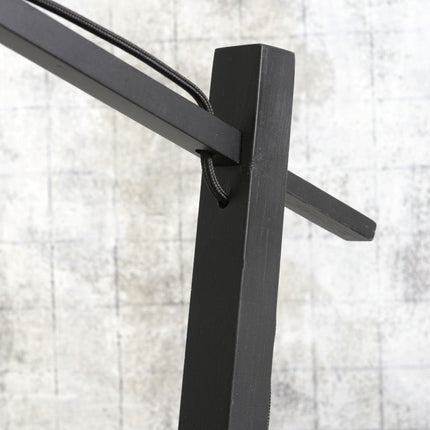 Lampadaire Bali Bambou Naturel et Noir 176 cm