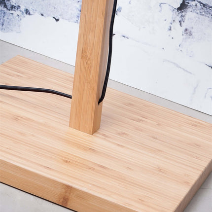 Lampadaire Ibiza Bambou Naturel et Noir 150 cm