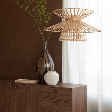 Machu Picchu Natural Bamboo Pendant Light 57 cm