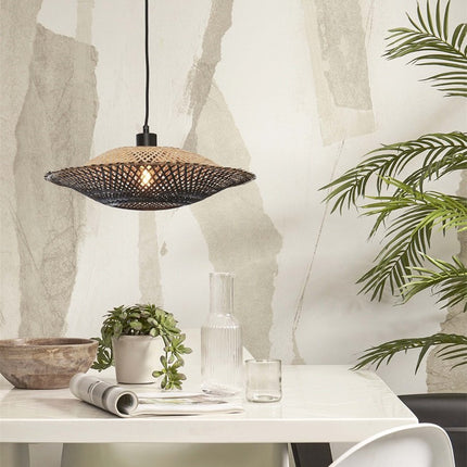 Lámpara de pie Seattle Hierro Negro 152 cm