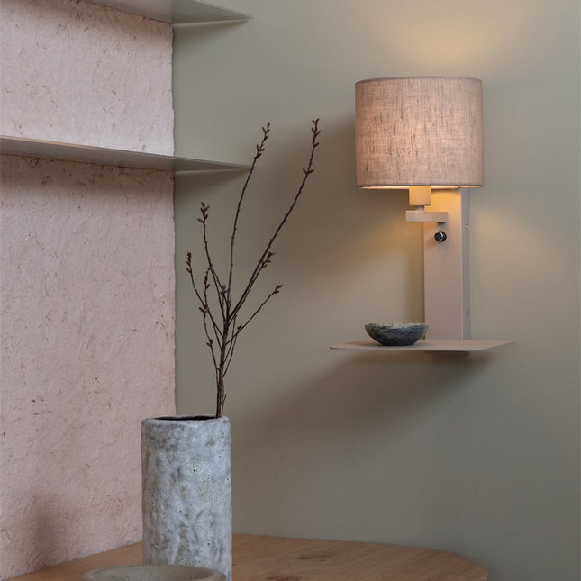 Applique Murale Florence Sable et Lin Foncé