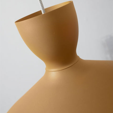 Lámpara colgante Hanover Mostaza Ø40 cm Hierro