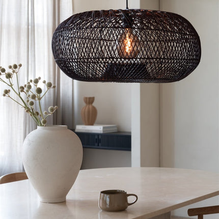 Suspension Arizona Bambou Bordeaux 70 cm