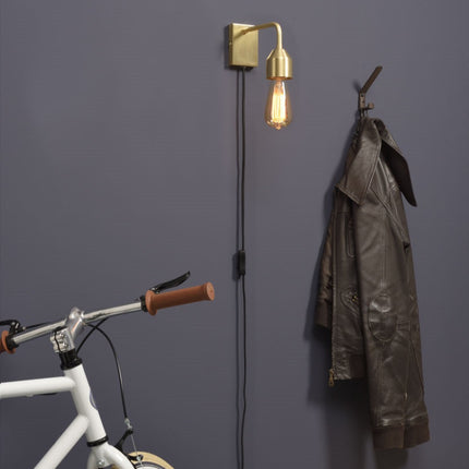 Madrid Wandleuchte Gold Eisen S