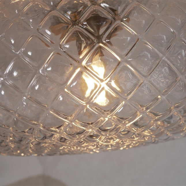 Plafonnier Venice Transparent et Doré