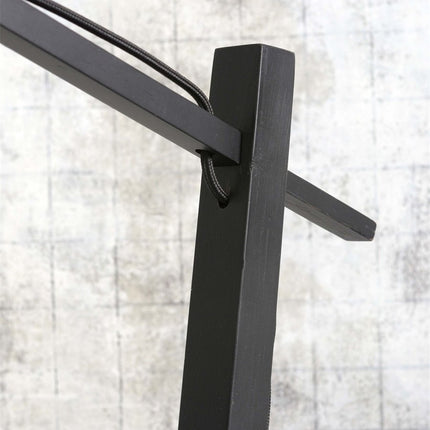 Lampadaire Ibiza Bambou Noir 150 cm