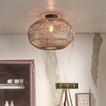 Madeira Naturrattan-Deckenleuchte 48 cm