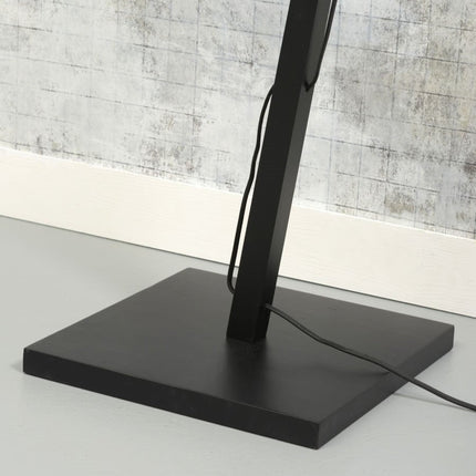 Lampadaire Bhutan Bambou Noir et Naturel 176 cm