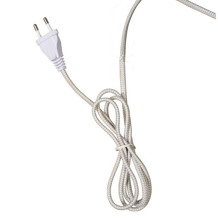 Lámpara de pie Porto de hierro blanco de 145 cm