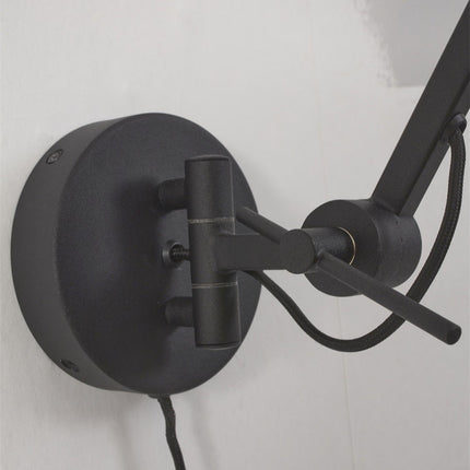 Applique Murale Marseille Fer Noir