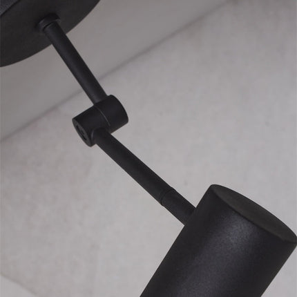 Foco de techo negro Montreux