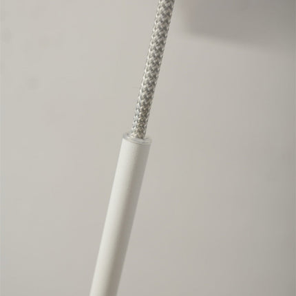 Suspension Helsinki Verre Galet Blanc Laité