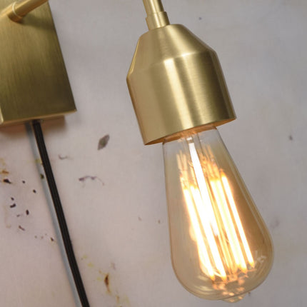 Madrid Wandleuchte Gold Eisen S