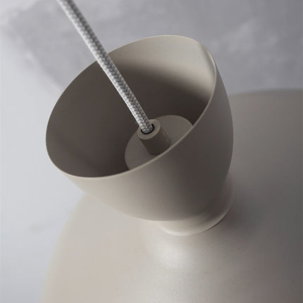 Lámpara colgante Hanover gris Ø40 cm Hierro