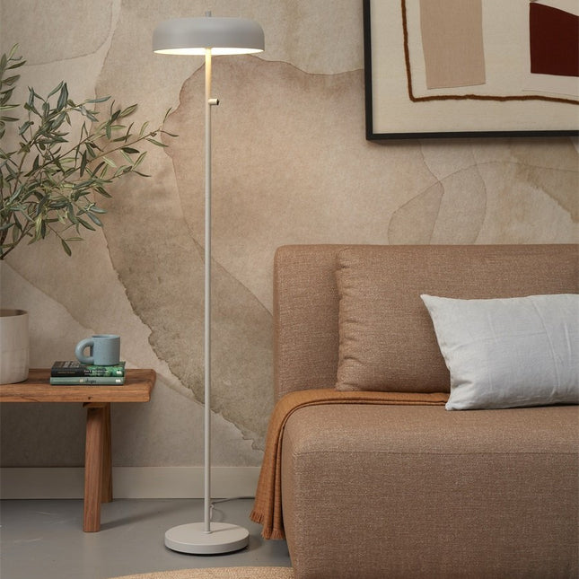 Lampadaire Porto Fer Gris Clair 145 cm