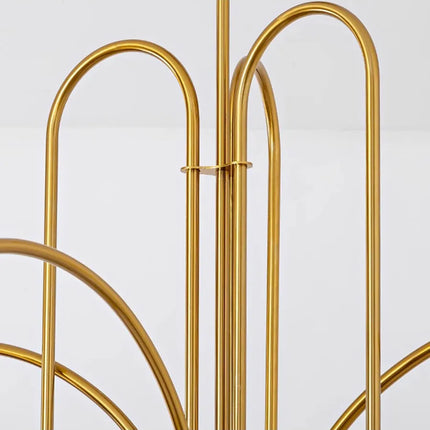 Nordischer geometrischer bunter sphärischer Kronleuchter