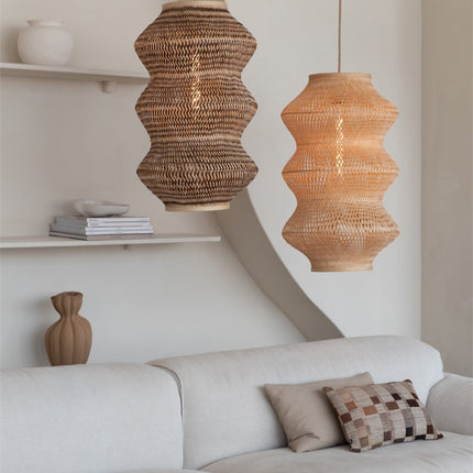 Barbados Natural Bamboo Pendant Light 40 cm XL