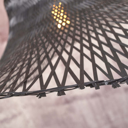 Lampadaire Ibiza Bambou Noir 150 cm