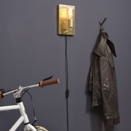 Madrid Wandleuchte Gold Eisen L