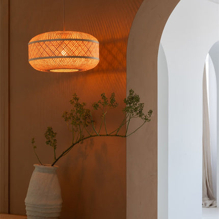 Langkawi Round Natural Bamboo Pendant Lamp 50 cm