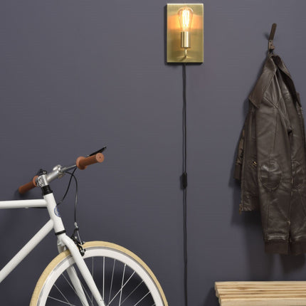 Madrid Wandleuchte Gold Eisen L